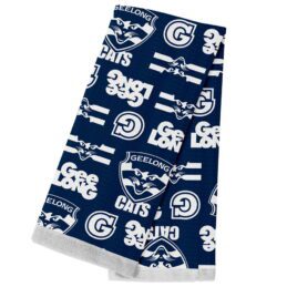 Geelong Cats AFL Team Cotton Tea Hand Towel