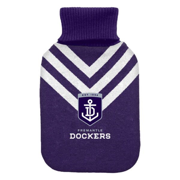 Fremantle Dockers Freo AFL Team Hot Water Bottle and Cover