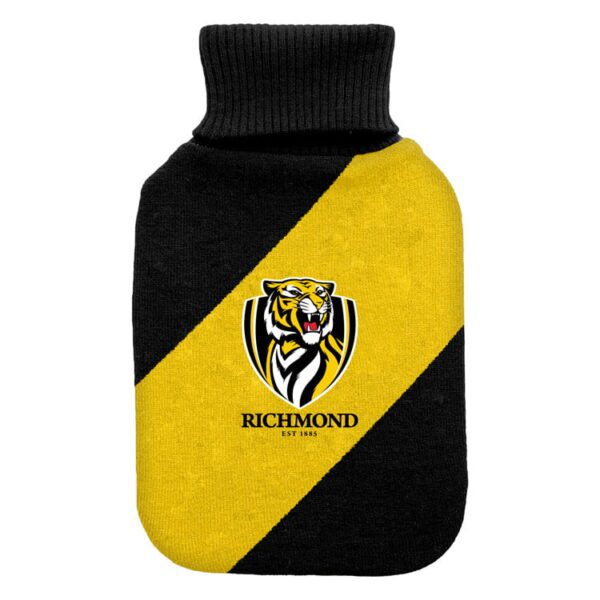 Richmond Tigers AFL Team Hot Water Bottle and Cover