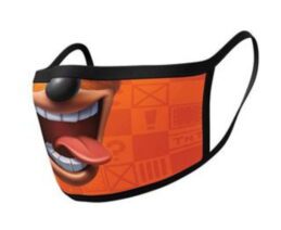 Crash Bandicoot Mouth Twin Pack Adult Washable Face Masks