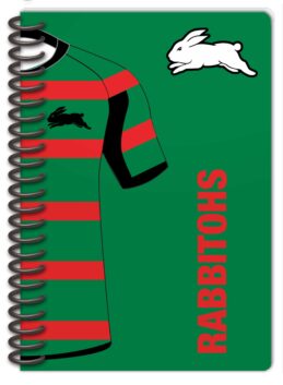 South Sydney Rabbitohs NRL Set of 2 Notebooks (A5 120 Page Notebook Notepad)