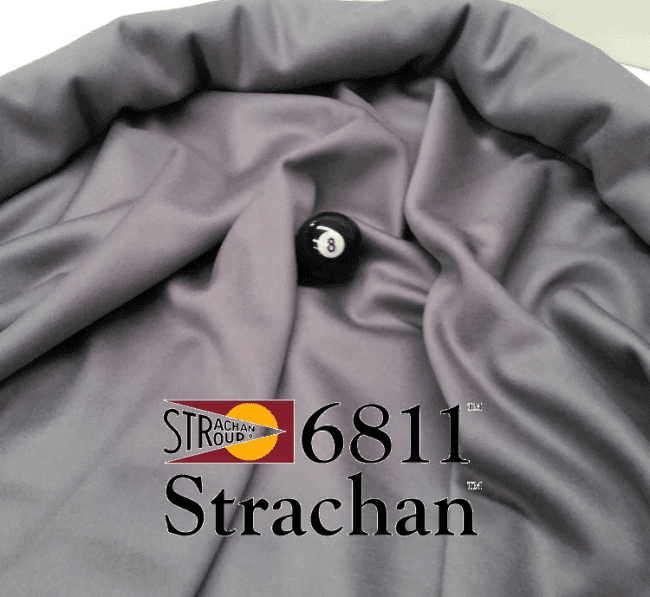 Strachan 6811 SpillGuard English Pool Cloth 7ft Grey - Pool Table Felt 49 Strachan 6811 Tournament SpillGuard English Pool Cloth 7ft Grey