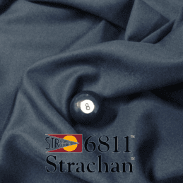Strachan 6811 SpillGuard English Pool Cloth 8ft Navy Blue - Pool Table Felt