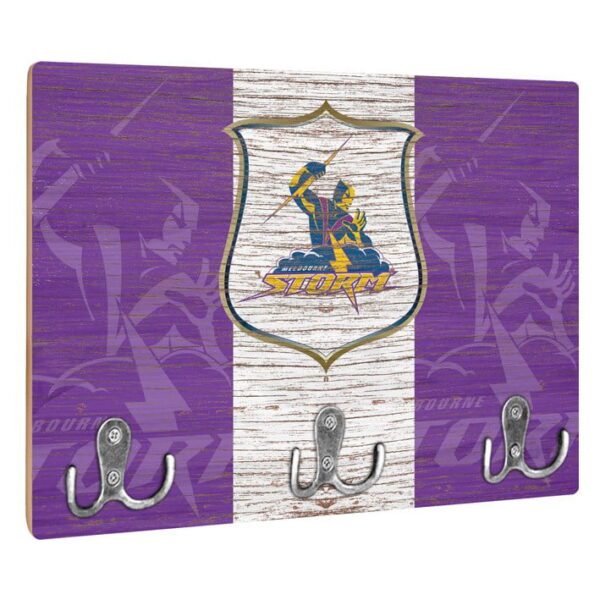Melbourne Storm NRL Wall Key Rack Holder