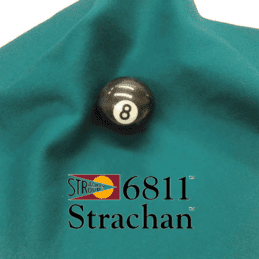 Strachan 6811 SpillGuard English Pool Cloth 9ft Turquoise - Pool Table Felt