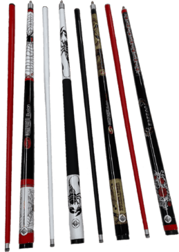 Illusion Pool Snooker Billiard Cue Set 4 cues