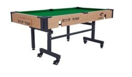 Foldaway 6ft Pool Snooker Billiard Table on wheels Man Cave Bar Game