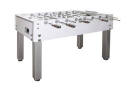 GARLANDO G500 White Oak Soccer Foosball Table Man Cave Bar Game