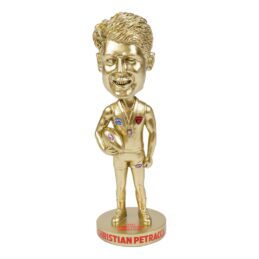 Melbourne Demons Christian Petracca GOLD 2021 Norm Smith AFL Bobblehead Collectible