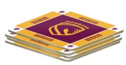 Brisbane Broncos NRL Cork Coasters Set of 4