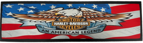 Harley Davidson American Legend Bar Runner Mat
