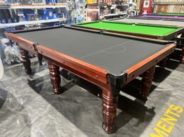 Cedar Colour Pool Snooker Billiard Table 8ft Slate with Black Felt