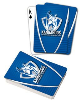 North Melbourne Kangaroos AFL Aussie Rules Deck Playing Cards Poker