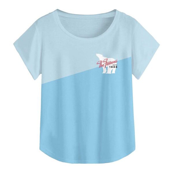 Bundy Bundaberg Rum Bear Ladies Tank Blue Tee T-Shirt