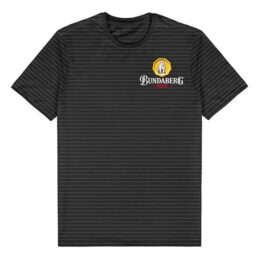 Bundaberg Rum Bundy Bear Black Stripe Tee T-Shirt