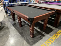 Cedar Colour Pool Snooker Billiard Table 7ft Slate with Black felt