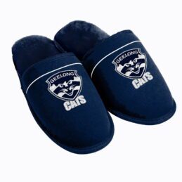Geelong Cats AFL Aussie Rules Football Logo Slippers