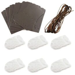 Thick Quality Deluxe Cotton Pool Snooker billiard Table Pockets White NETS, Stitching Cord & Brown LEATHERS