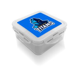 Gold Coast Titans NRL Sandwich Snack Container Lunch Box