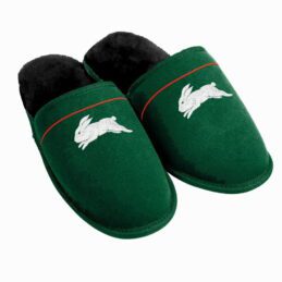 South Sydney Rabbitohs NRL Logo Warm Winter Slippers