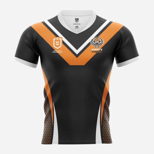 NRL Wests Tigers Adult Supporter Jersey Shirt