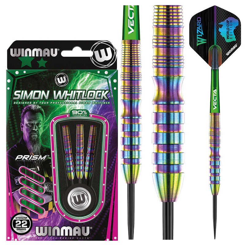 WINMAU Simon Whitlock World Cup Edition 90% Tungsten Darts - Image 8