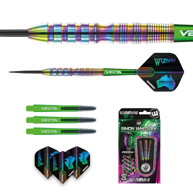 WINMAU Simon Whitlock World Cup Edition 90% Tungsten Darts - Image 12