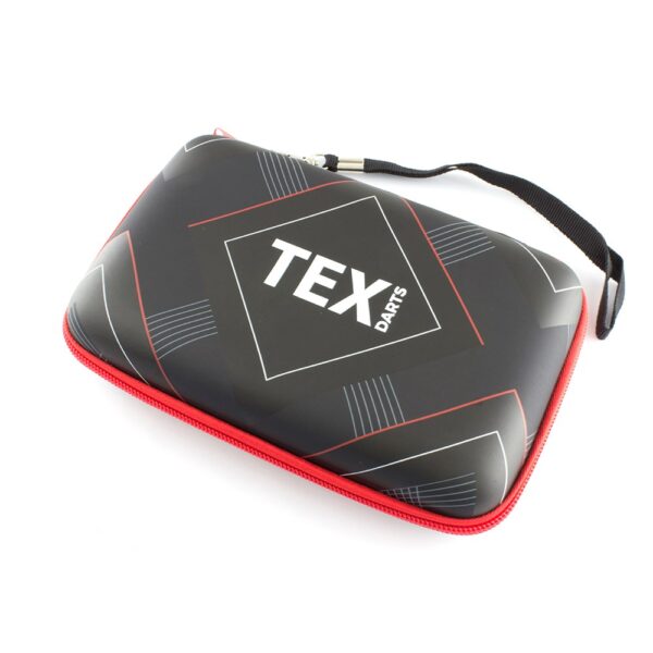 Tex Darts Pro Darts Carry Case Dart Storage Wallet RED