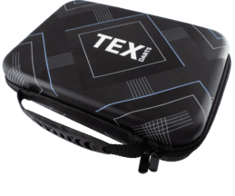 Tex Darts Deluxe Darts Carry Case Dart Storage Wallet BLACK