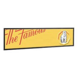 Bundaberg Rum Bundy Bear Yellow 2025 Bar Runner Mat - Home Bar Runner