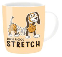 Disney Toy Story Slinky Loves a Good Stretch Bone China Coffee Mug Cup