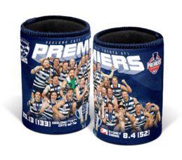 Geelong Cats AFL 2022 Team Image Premiers Premiership Grand Final Can Cooler