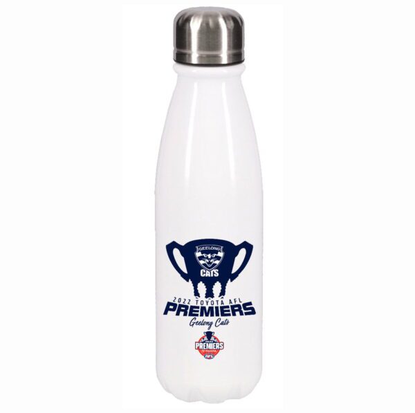 Geelong Cats 2022 Premiers Premiership AFL Aluminium Drink Bottle