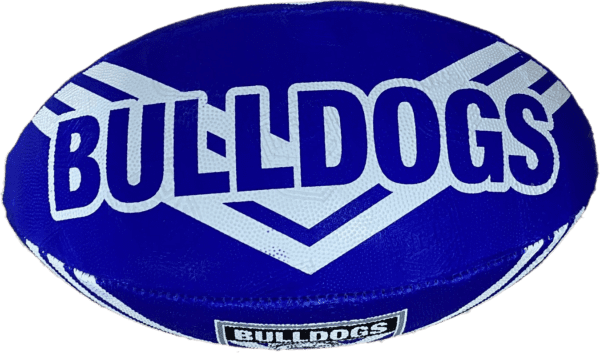 Canterbury Bulldogs NRL Football Steeden Supporter Ball Size 11" inch Footy - Image 3