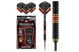 WINMAU 90% Tungsten Darts Valhalla Onyx Steel Tip 22g - 24g - 26g - 26 Gram