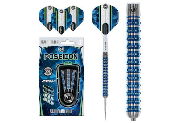 WINMAU 90% Tungsten Darts Poseidon Nitrate Coated Steel Tip - Image 5