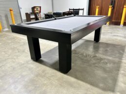 Tasmanian Oak Modern Black Pool Snooker Billiard Table Custom Built 8ft