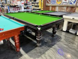 NPC Pool Snooker Billiard Table 9ft Royal DELUXE Dark Walnut With Green Felt