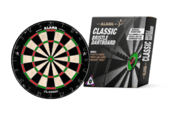 ALANA CLASSICAL BRISTLE ROUND WIRE SPIDER DARTBOARD WITH 2 SETS OF BRASS DARTS