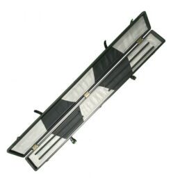 Leather Look Snooker Cue Case for 3/4 Joint Cue & Extension Storage Carry Case