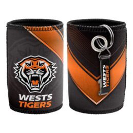 Wests Tigers NRL Bottle Opener Keyring and Beer Can Bottle Cooler Stubby Holder