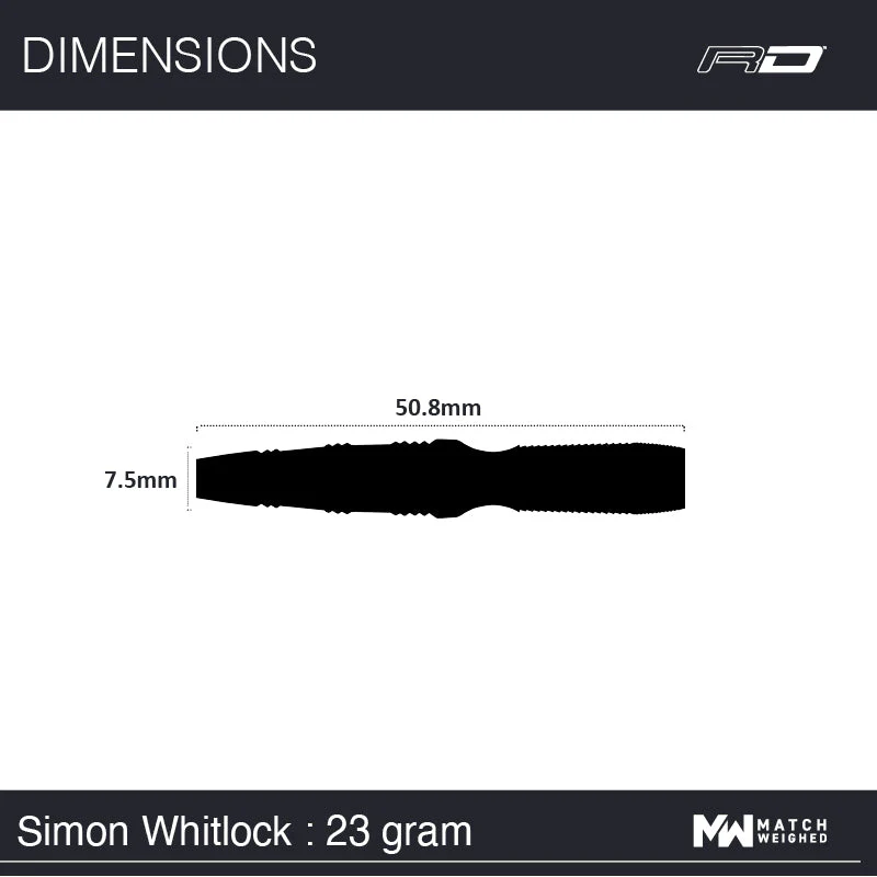 WINMAU Simon Whitlock Dynamic Onyx 90% Tungsten Darts - Image 11