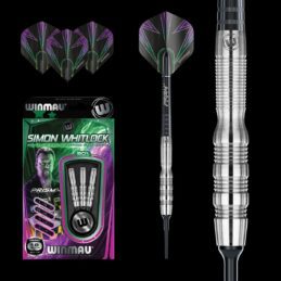 WINMAU Simon Whitlock Urban Grip 90% Tungsten Soft Tip Darts 18g - 20g Gram