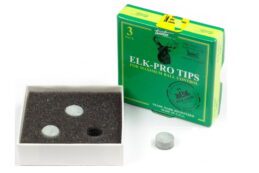 Elk Pro Pool Snooker Billiard Cue Tips Glue on Type 11mm Soft Pack of 3 Tips