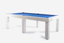 Outdoor Pool Snooker Billiard Table 7ft Aluminium White Powder Coated