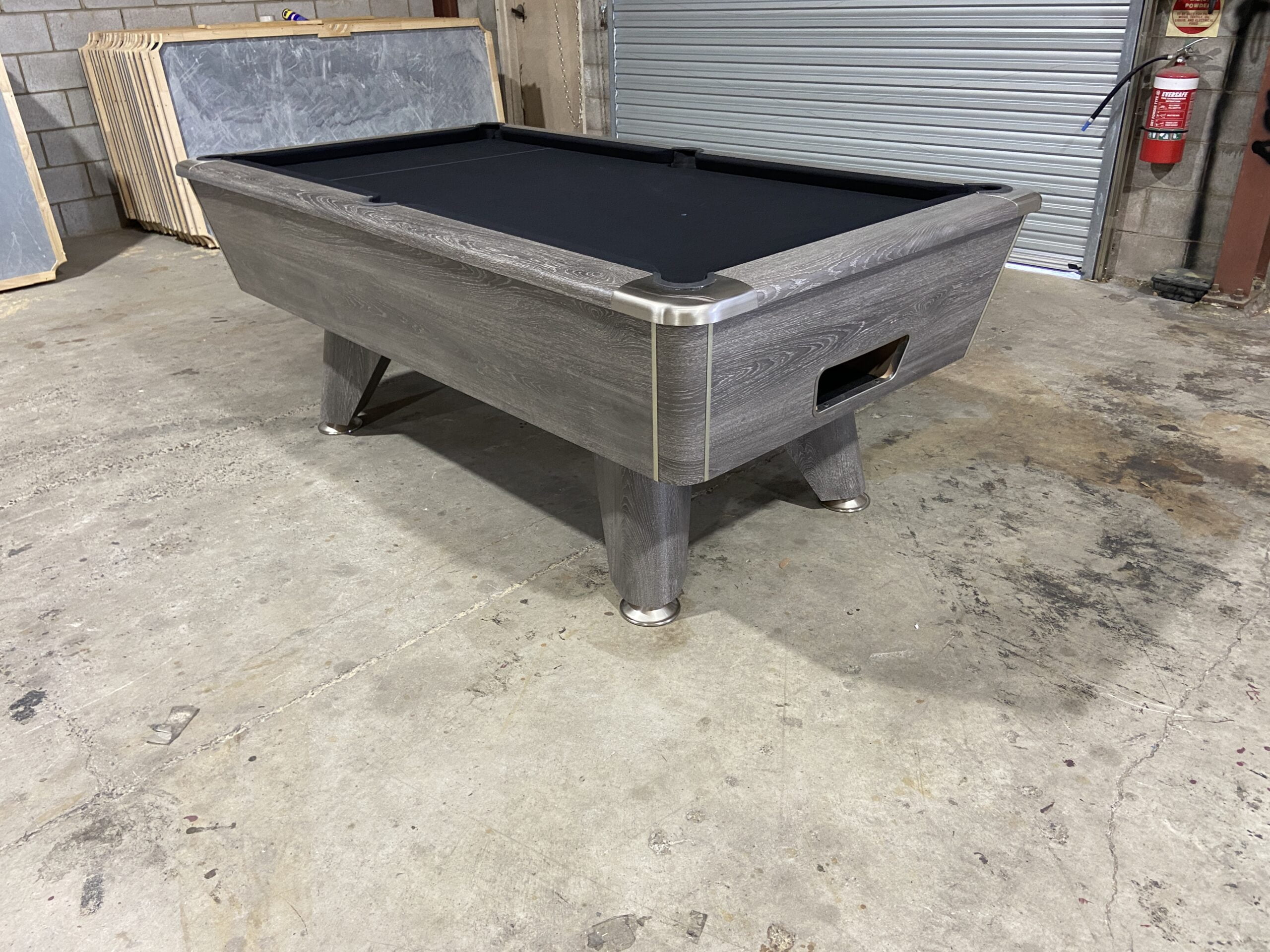 Slate 6ft Pool Snooker Billiard Table Ball Return English Style Pro Pool BLACK - Image 6