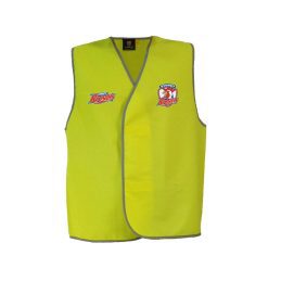 Sydney Roosters NRL Hi Viz Work Vest Yellow