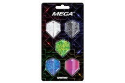 Winmau Dart Flights Mega Standard (Pack of 5 sets of 3 fights)