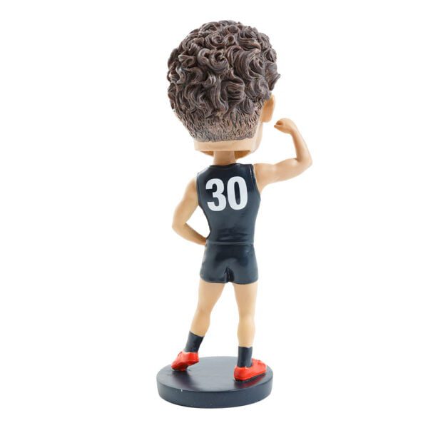 Carlton Blues Charlie Curnow AFL Bobblehead Collectible Bobble Head Statue - Image 2