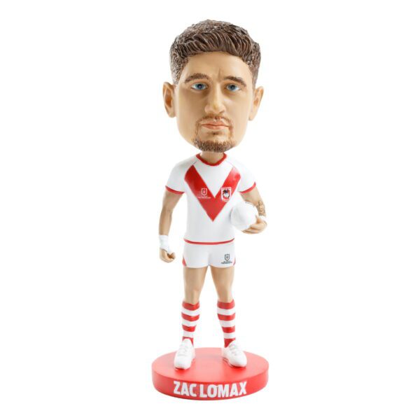 St George Illawarra Dragons Zac Lomax NRL Bobblehead Collectible Bobble Head Statue